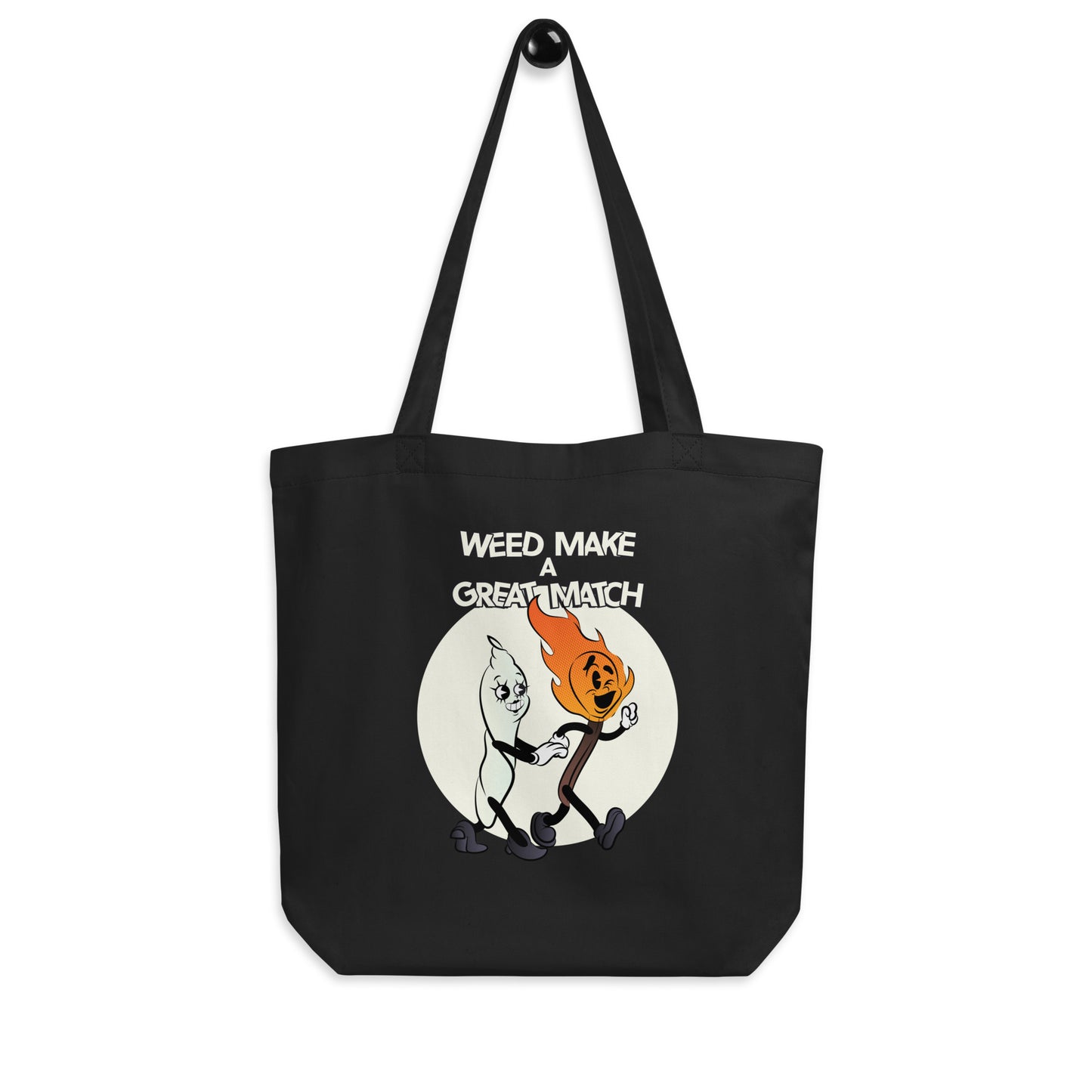 Weed Make a Great Match Eco Tote Bag by Sen.Tries