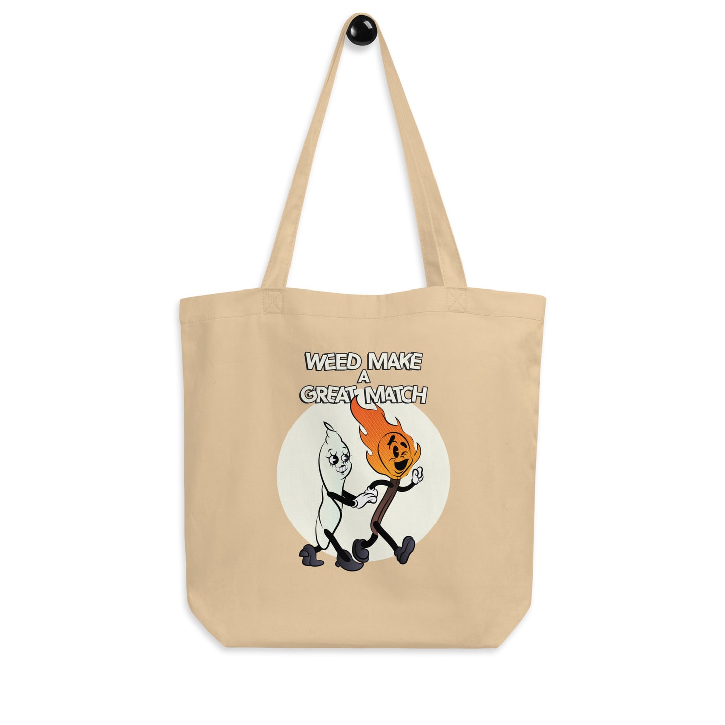 Weed Make a Great Match Eco Tote Bag by Sen.Tries