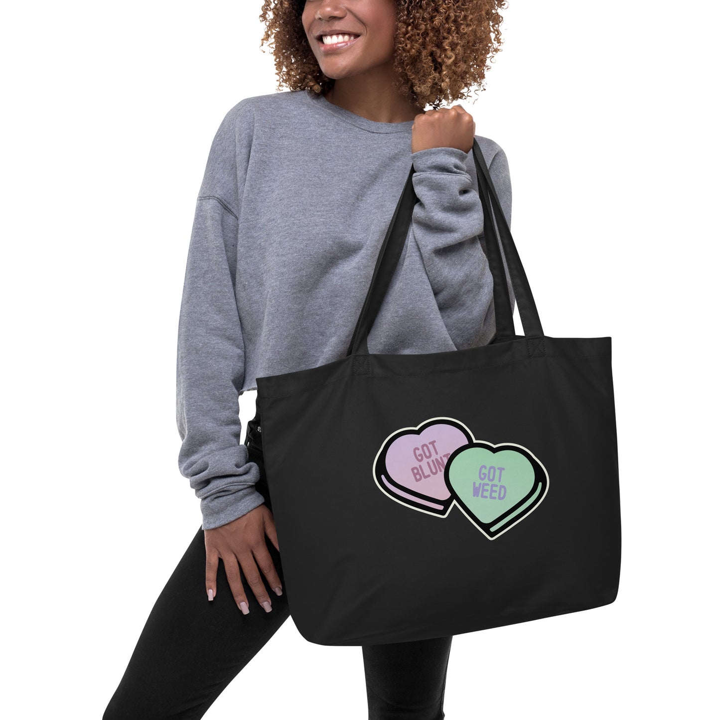 Got Blunt? Got Weed? Large organic tote bag by Sen.Tries