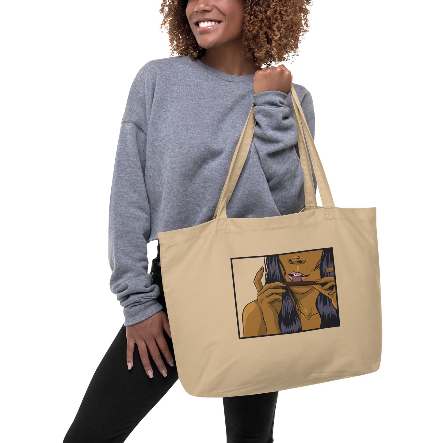 The Finishing Touches Large organic tote bag by Sen.Tries