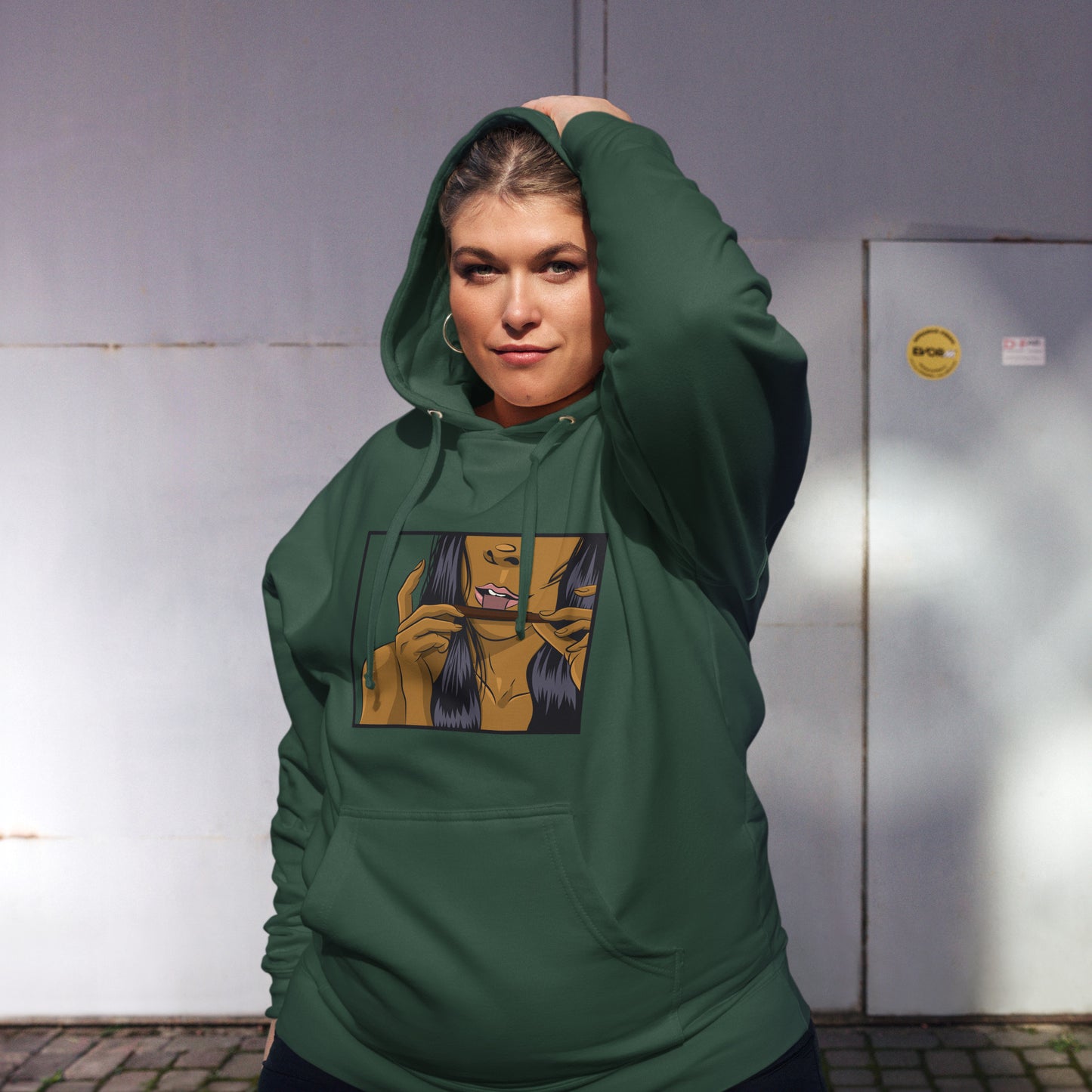 The Finishing Touches Unisex midweight hoodie by Sen.Tries