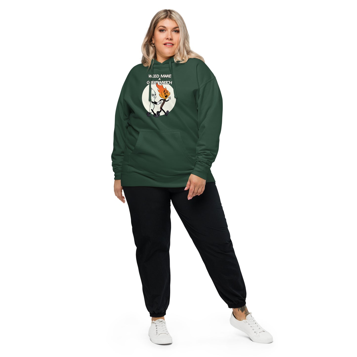 Weed Make a Great Match Unisex midweight hoodie by Sen.Tries