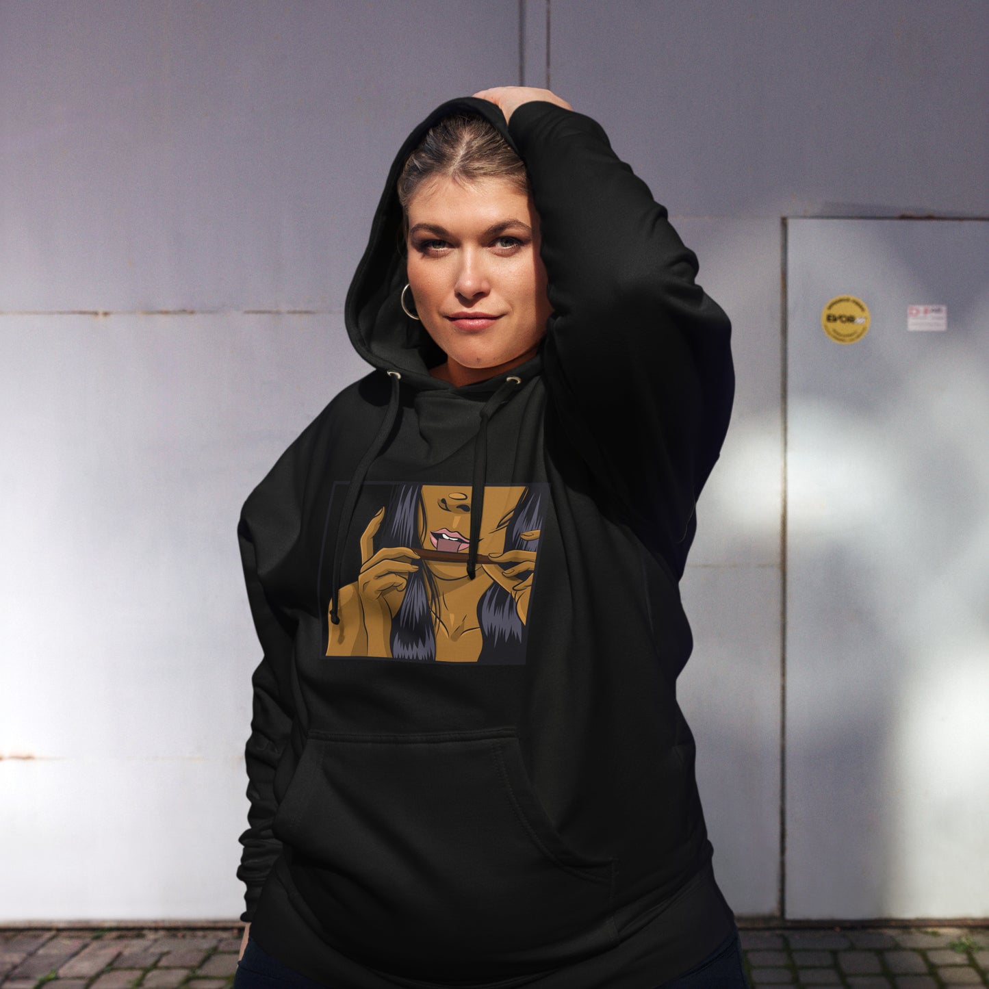 The Finishing Touches Unisex midweight hoodie by Sen.Tries