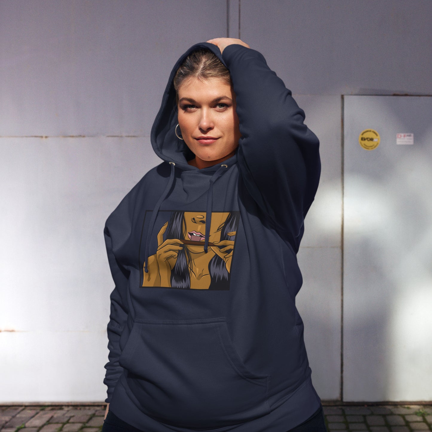 The Finishing Touches Unisex midweight hoodie by Sen.Tries