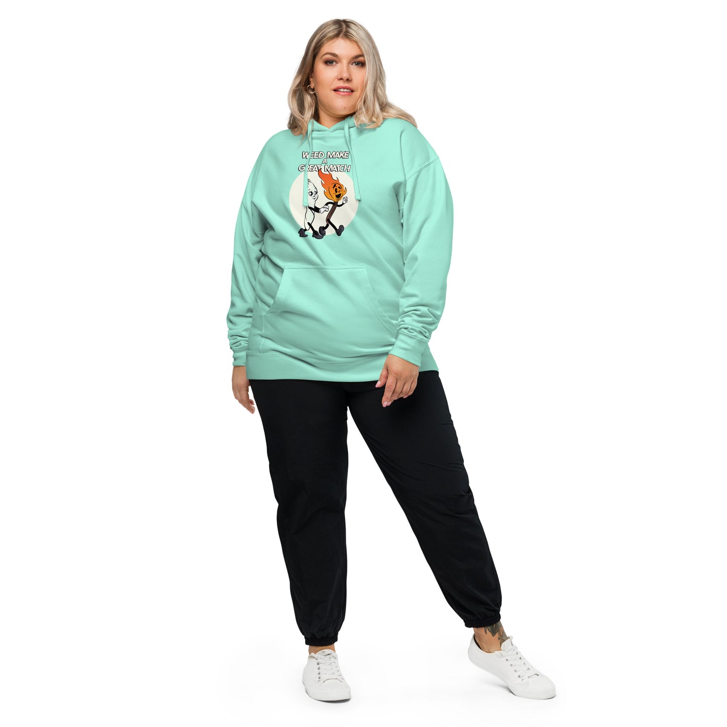 Weed Make a Great Match Unisex midweight hoodie by Sen.Tries