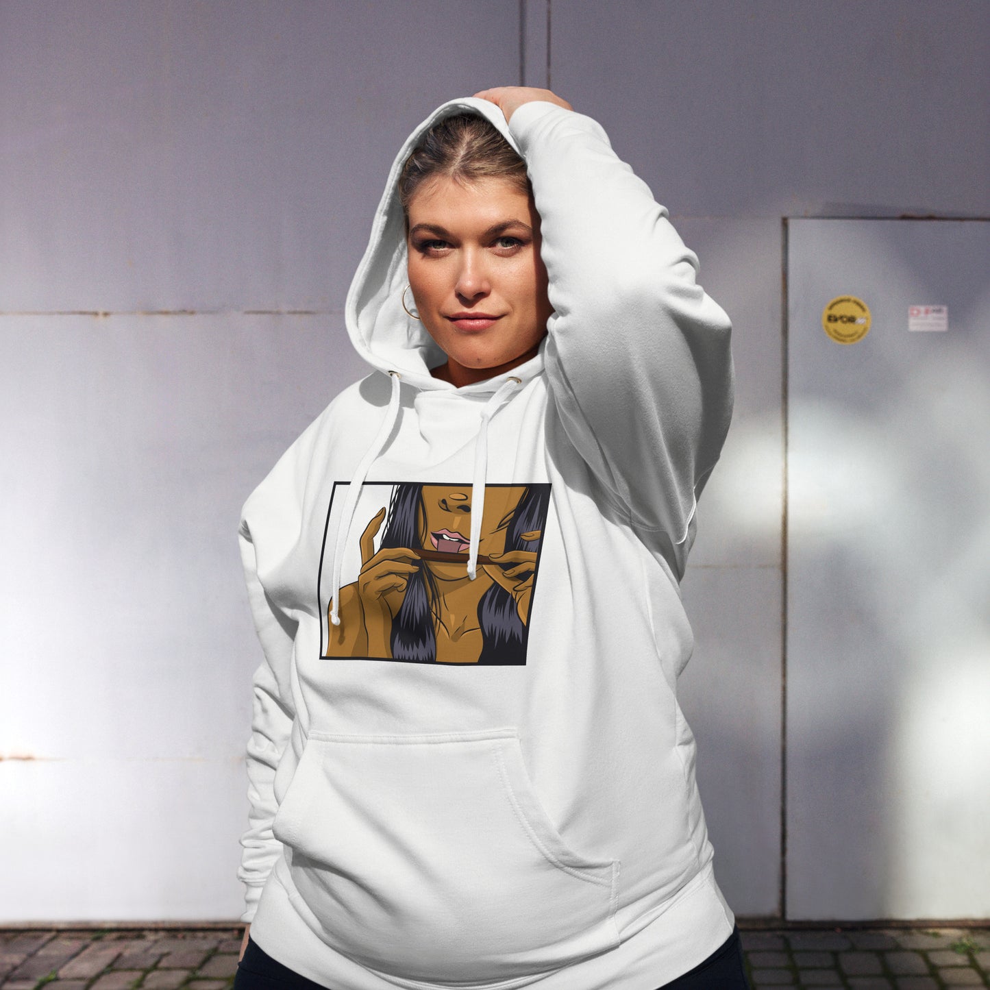 The Finishing Touches Unisex midweight hoodie by Sen.Tries