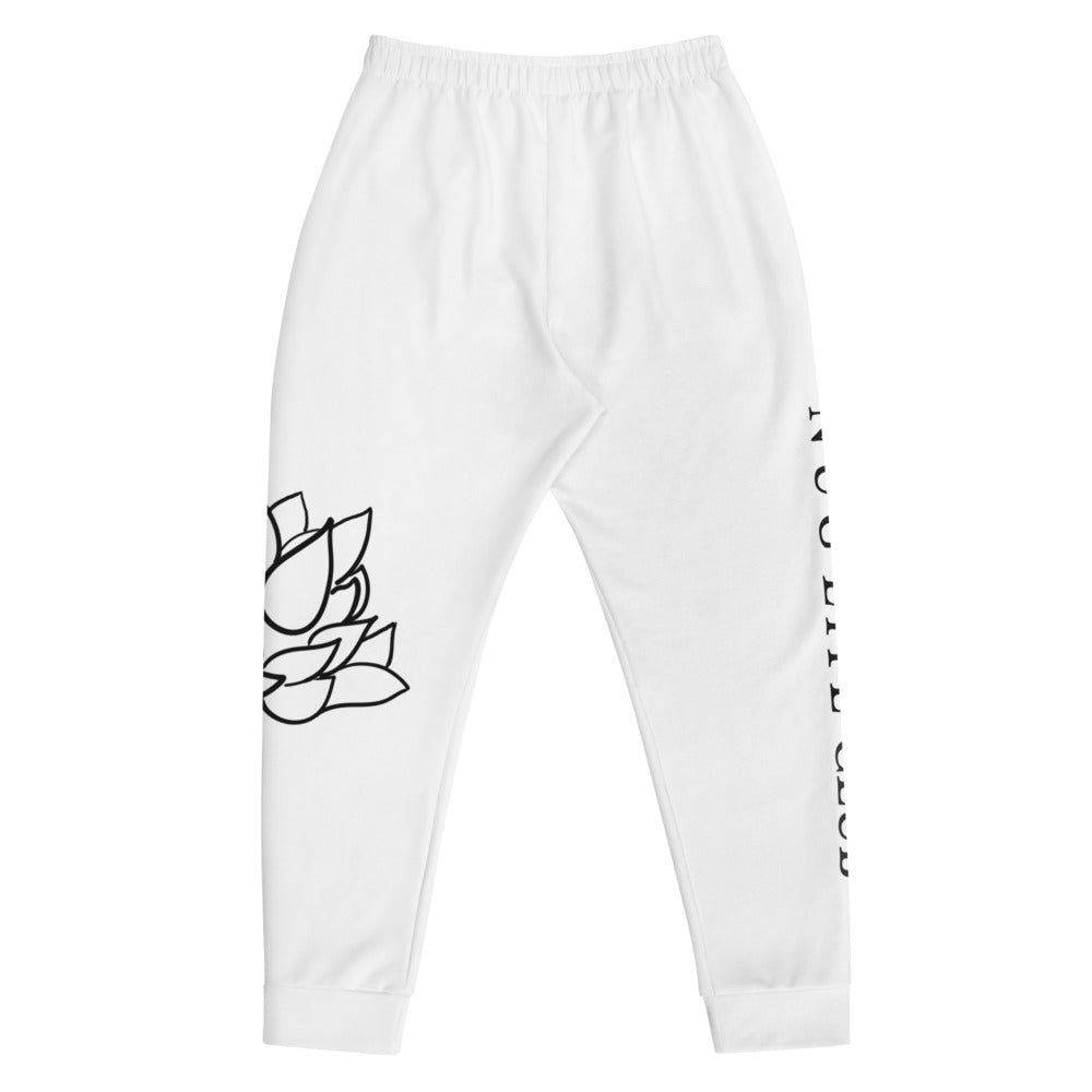 White Flower Joggers