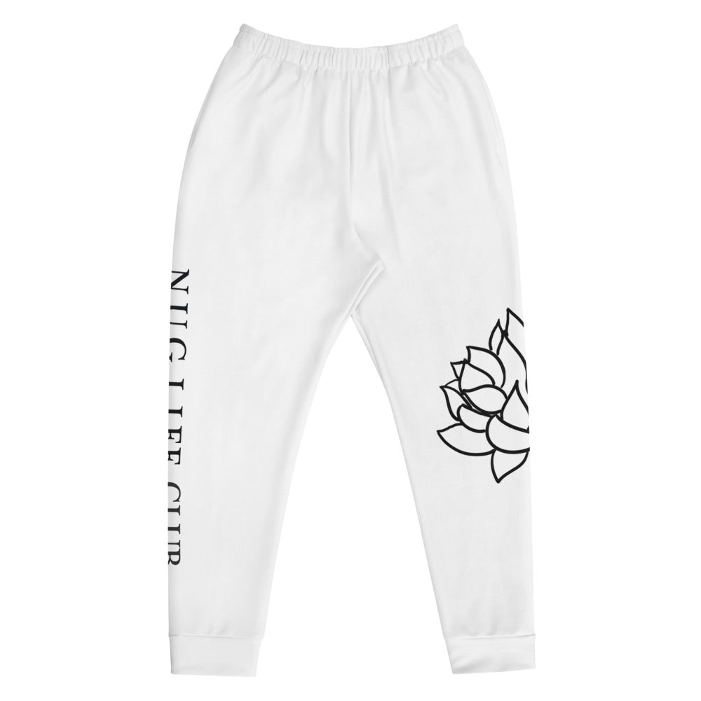 White Flower Joggers