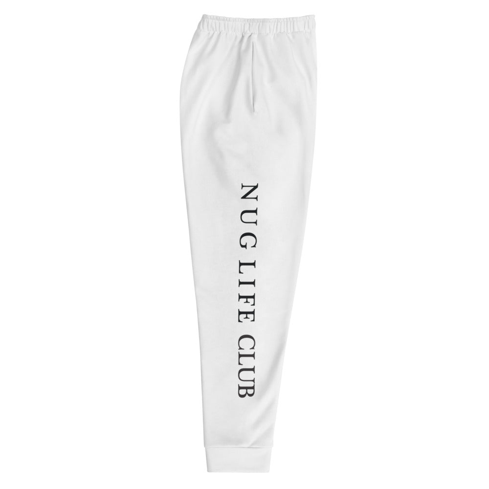 White Flower Joggers