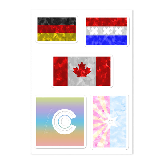 Flag Sticker Sheet