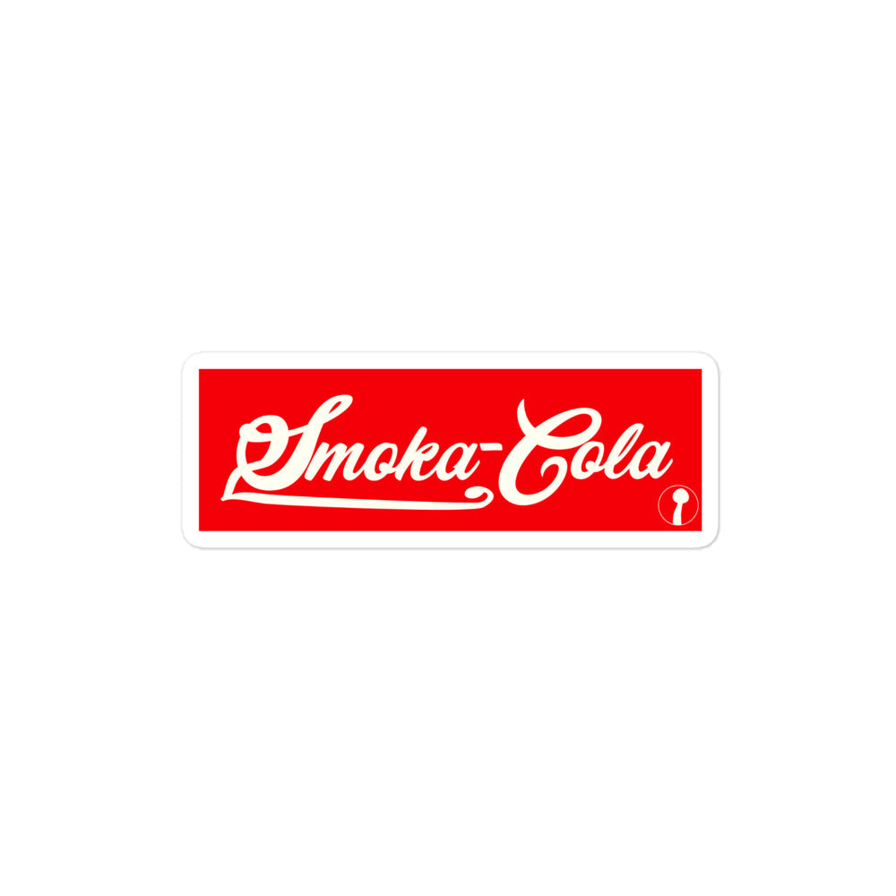 Smoke a Cola Sticker (Red)