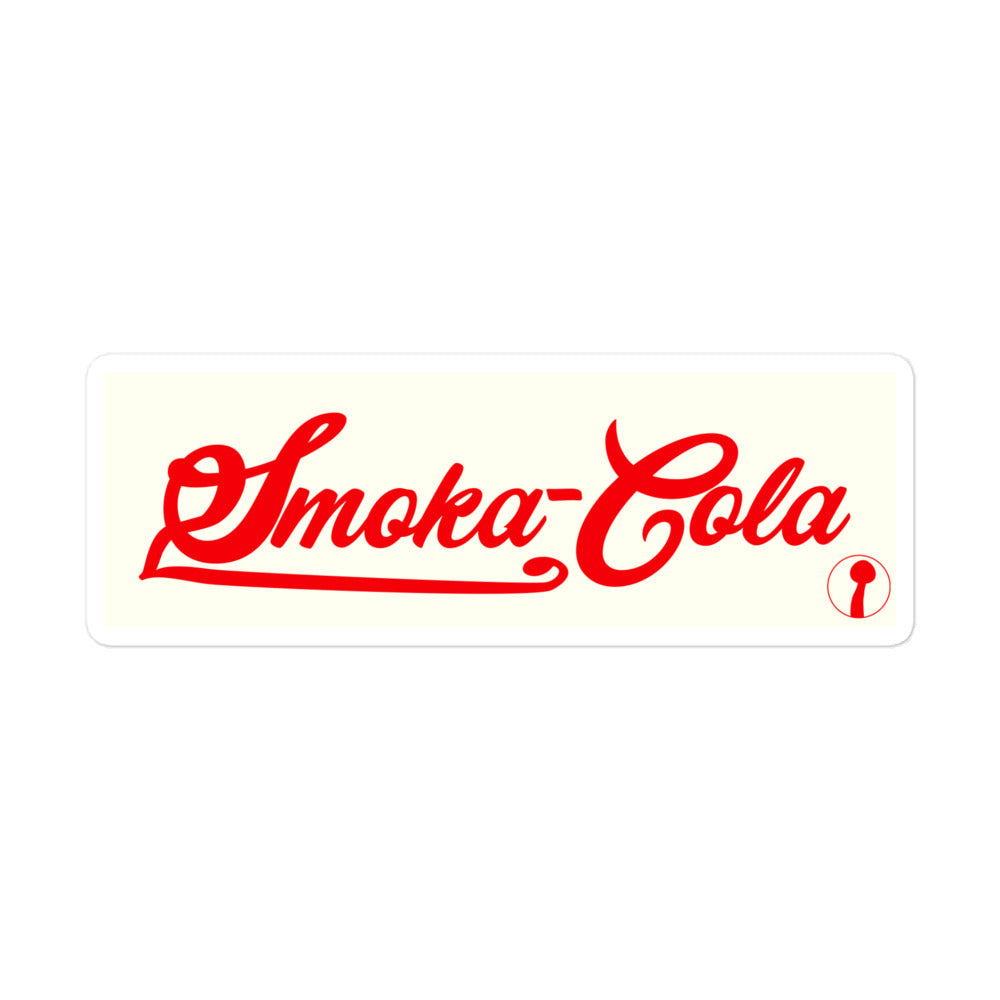 Smoke a Cola Sticker (White)