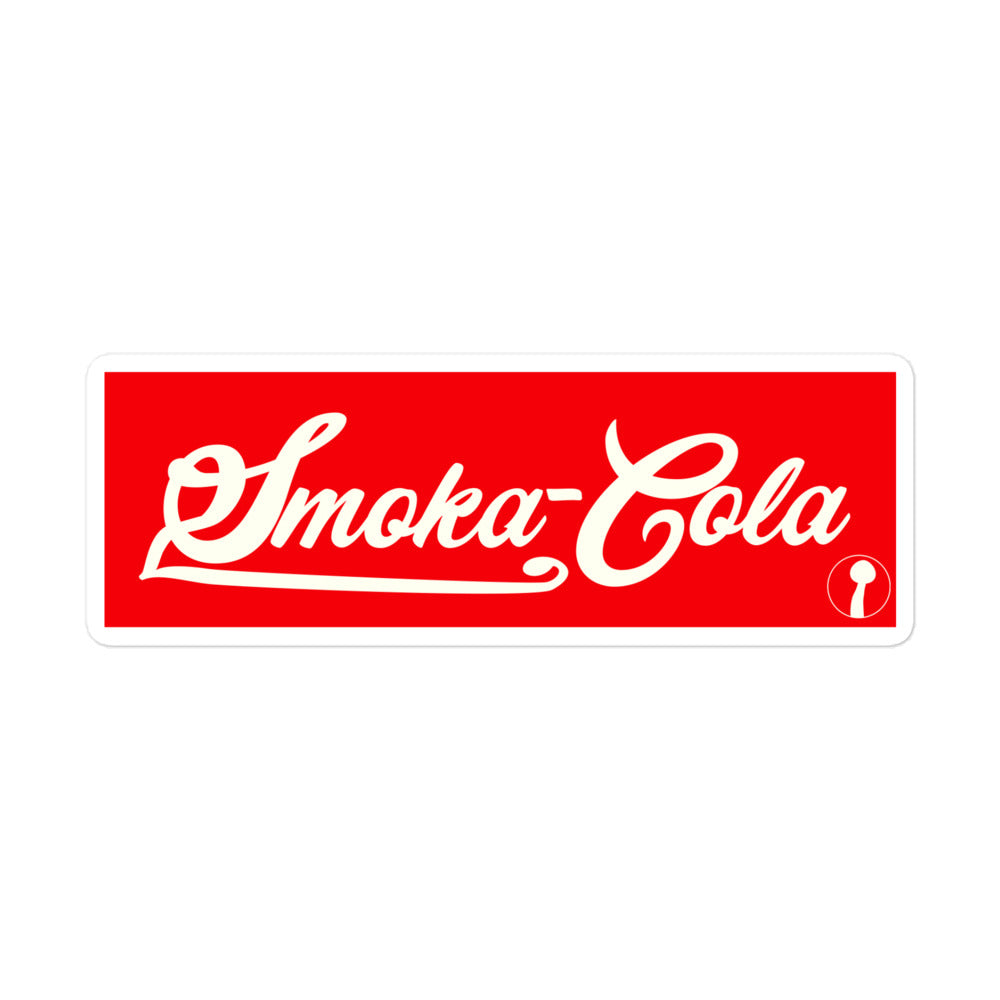 Smoke a Cola Sticker (Red)