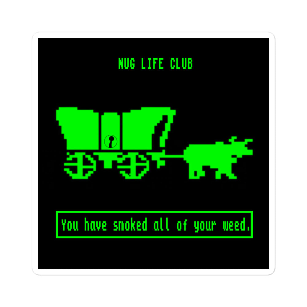 Nug Life Club Trail Sticker