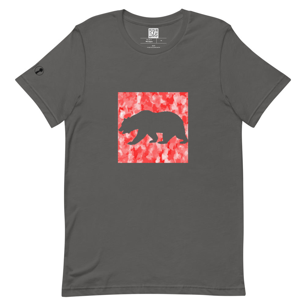 Red California Bear Tee