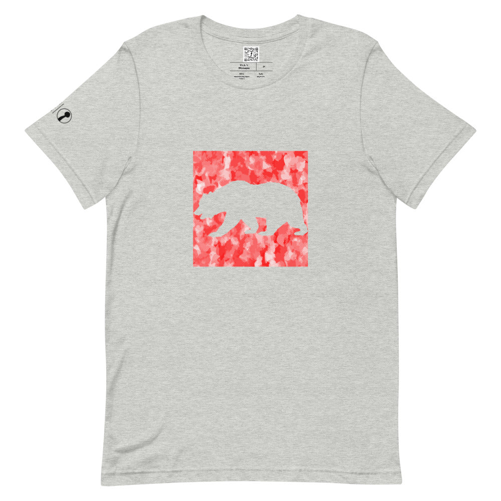 Red California Bear Tee