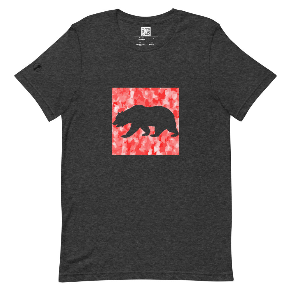 Red California Bear Tee