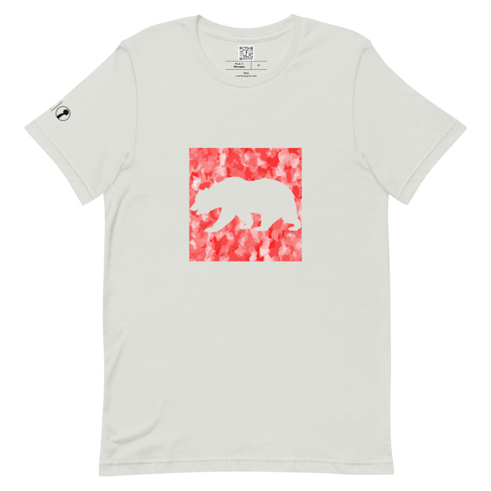 Red California Bear Tee