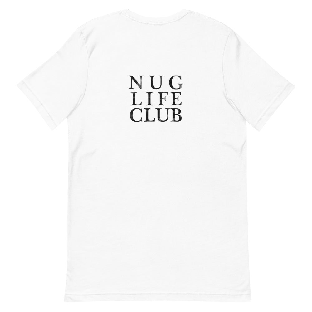 White Logo Tee