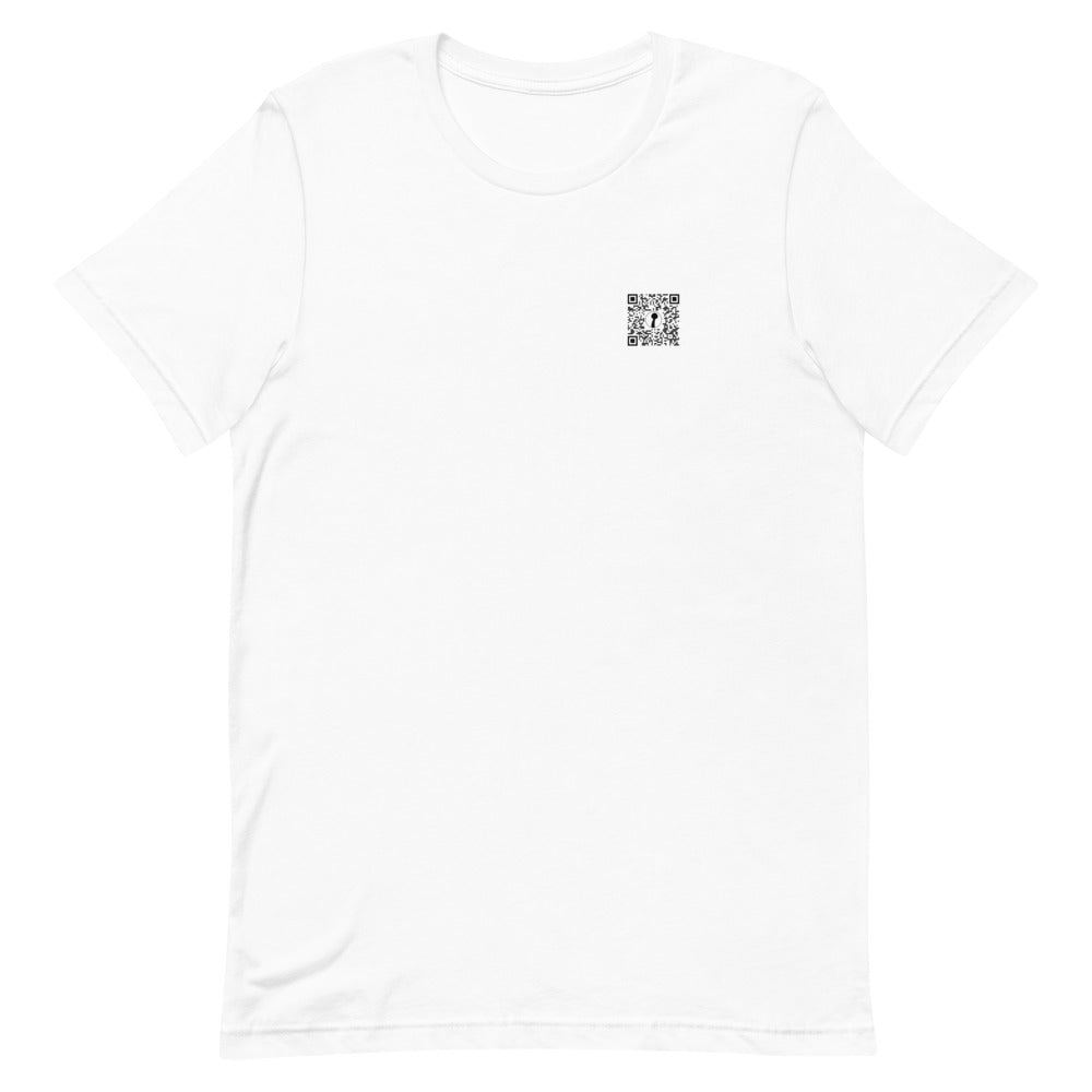 White Logo Tee